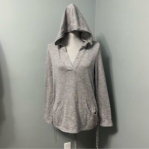 ROXY lightweight knit pullover hoodie Womens size large beach resort cruise wear